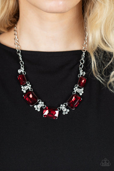 Flawlessly Famous Red Necklace