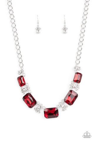 Flawlessly Famous Red Necklace