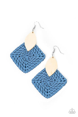 Sabbatical WEAVE Blue Earring