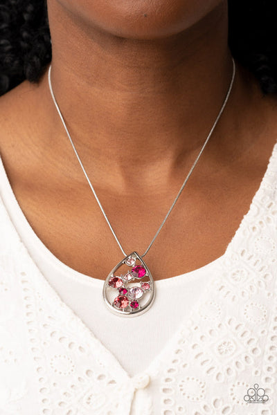 Seasonal Sophistication Pink Necklace
