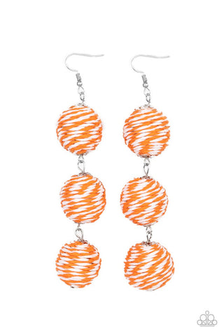 Laguna Lanterns Orange Earring