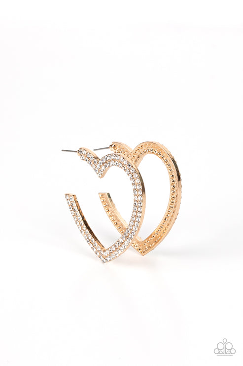 AMORE To Love Gold Hoop Earring