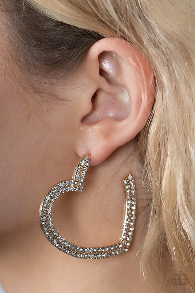 AMORE To Love Gold Hoop Earring