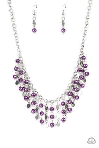 Wall Street Stylist Purple Necklace