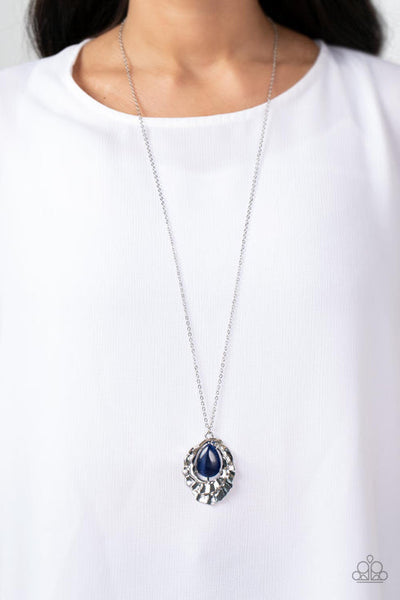 Titanic Trinket Blue Necklace