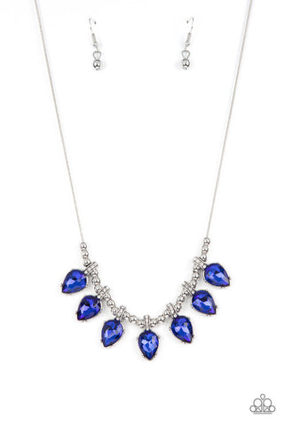 Crown Jewel Couture Blue Necklace