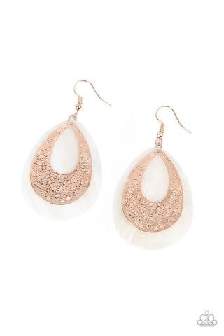 Bountiful Beaches Rose Gold Earring