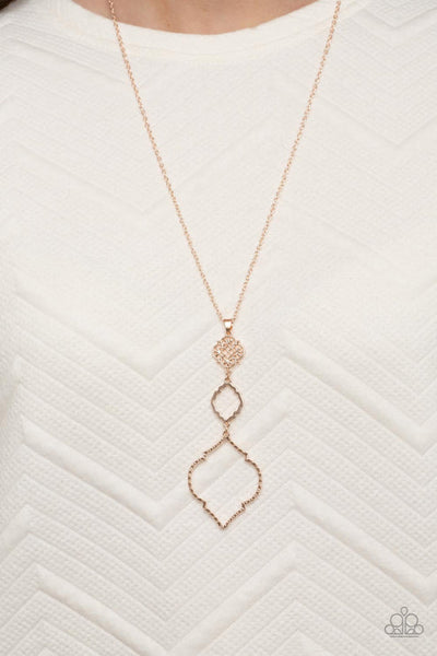 Marrakesh Mystery Rose Gold Necklace