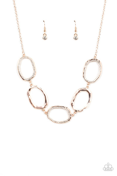 Gritty Go-Getter Rose Gold Necklace