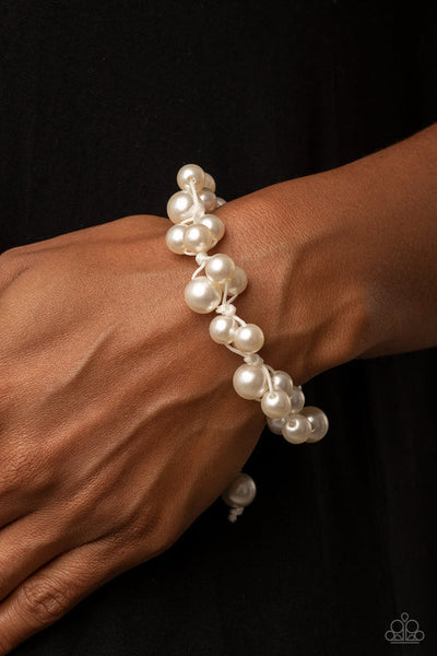 Vintage Versatility White Bracelet