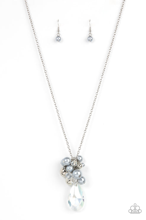 Drip Drop Dazzle Silver Necklace