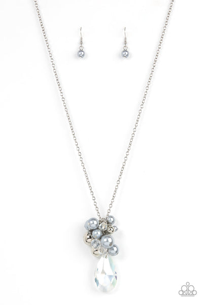 Drip Drop Dazzle Silver Necklace