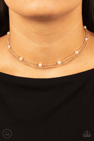 Daintily Dapper Gold Choker