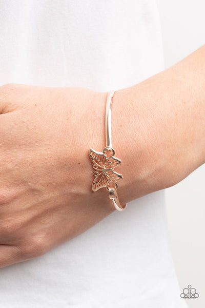 Did I FLUTTER? Rose Gold Bracelet