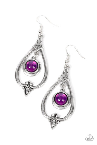 Ethereal Emblem Purple Earring