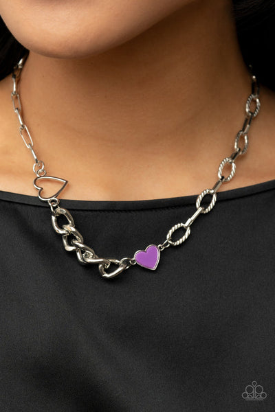 Little Charmer Purple Necklace