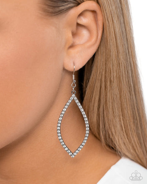 Prosperous Prospects White Earring