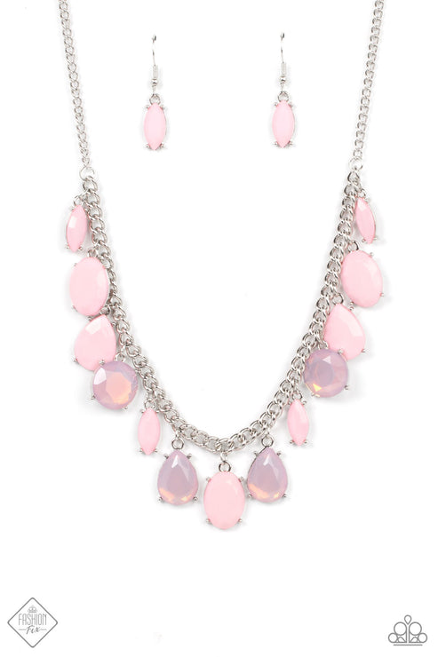 Fairytale Fortuity Pink Necklace