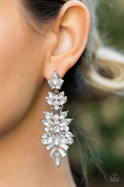 Frozen Fairytale White Post Earring