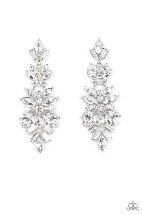 Frozen Fairytale White Post Earring