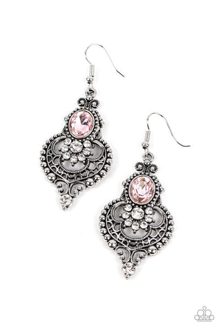 Castle Chateau Pink Earring