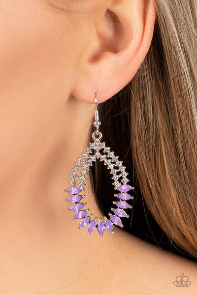 Lucid Luster Purple Earring