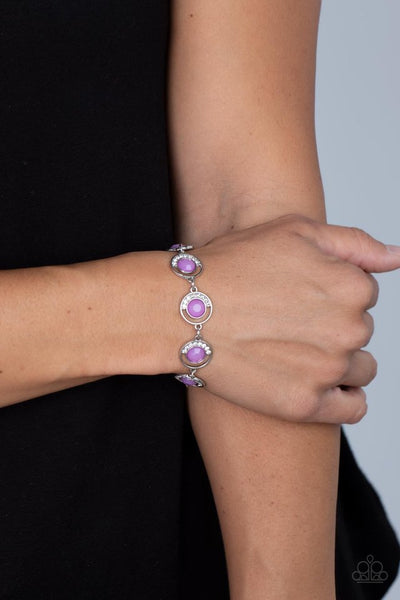 Twinkling Trajectory Purple Bracelet