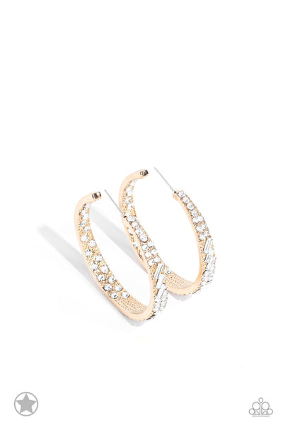 GLITZY By Association Gold Hoop Earring