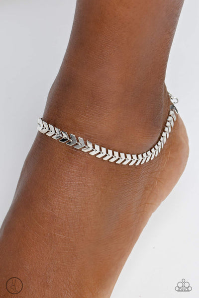 Point In Time Silver Anklet