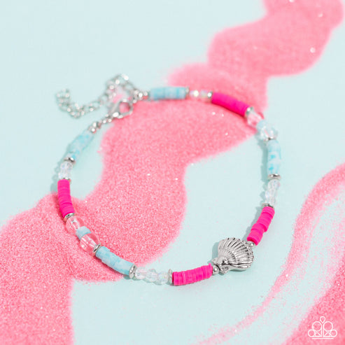 Carefree Coral Pink Anklet