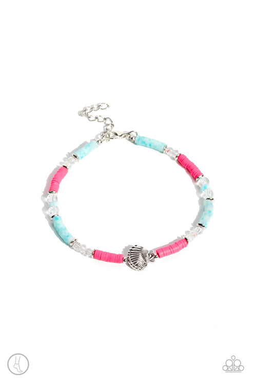 Carefree Coral Pink Anklet