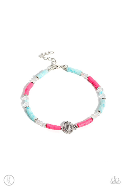 Carefree Coral Pink Anklet
