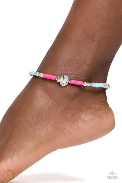 Carefree Coral Pink Anklet