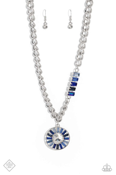 Tiered Talent Blue Necklace