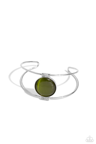 Candescent Cat's Eye Green Bracelet