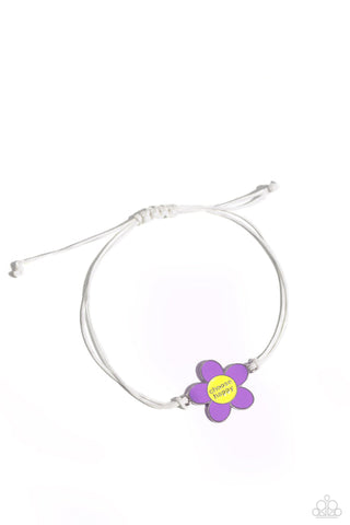 Choose Cheer Purple Bracelet