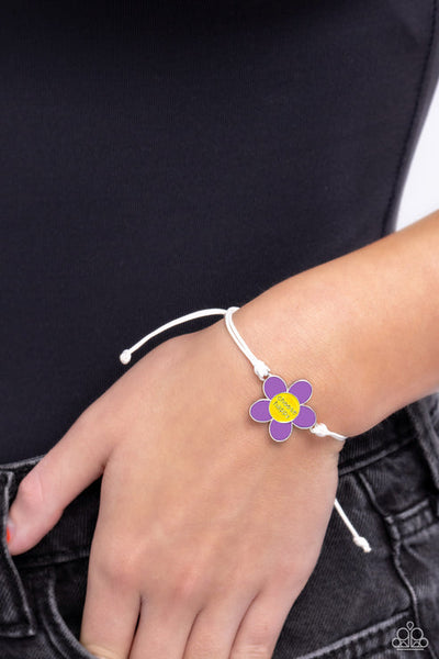 Choose Cheer Purple Bracelet