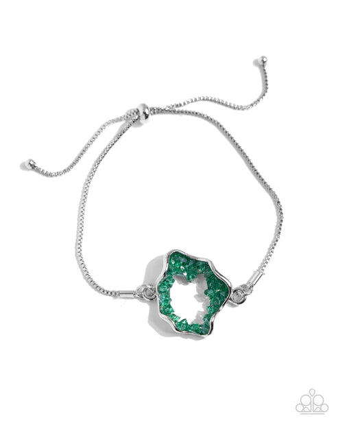 Geode Greeting Green Bracelet