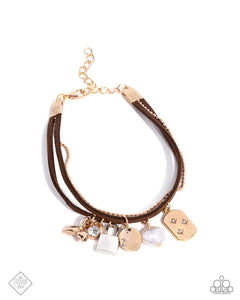 Serendipitous Suede Brown Bracelet