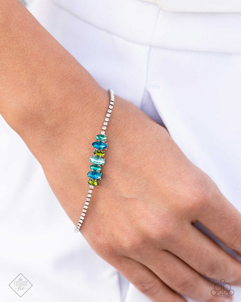 Feminine Faith Blue Bracelet