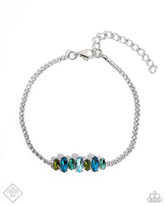 Feminine Faith Blue Bracelet