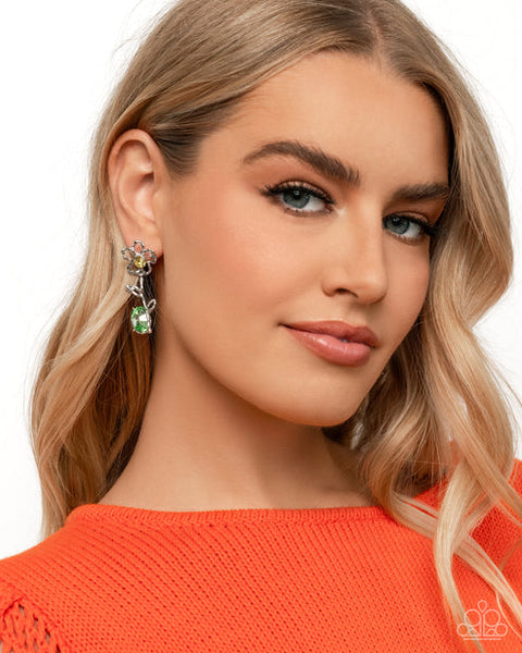 Whimsical Welcome Yellow Post Earring