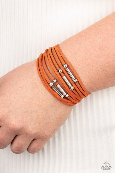 Back To BACKPACKER  Orange Urban Bracelet