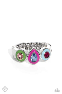 Colorblock Chic Multi Ring