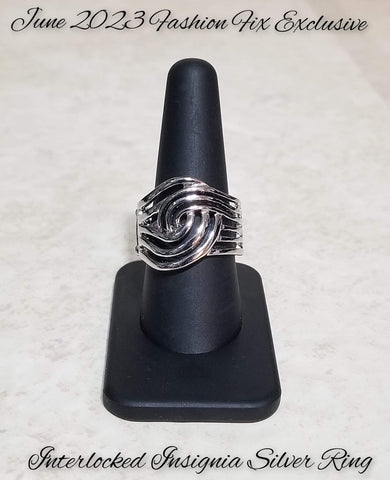 Interlooked Insignia Silver Ring