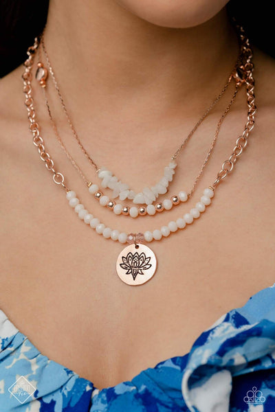 Lotus Luxury Rose Gold Necklace