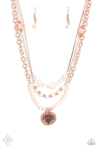 Lotus Luxury Rose Gold Necklace