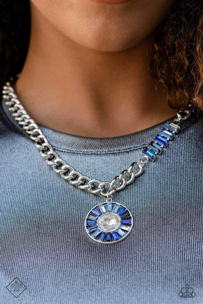 Tiered Talent Blue Necklace