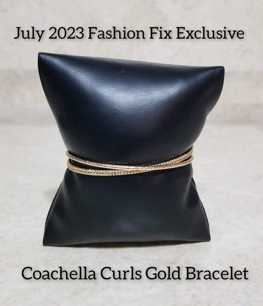 Coachella Curls Gold Bracelet