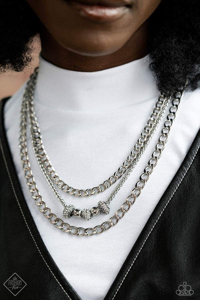 Layered Loyalty White Necklace